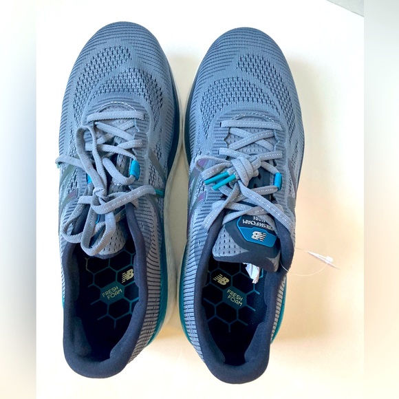 New New Balance Running Course Shoes 10.5 4E X Wide Gray/Blue MMORDO - Picture 8 of 11